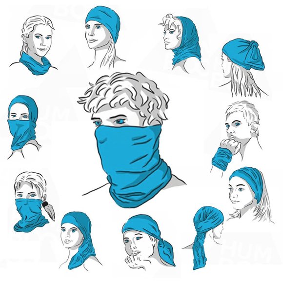 Multifunction Face Mask with 5 PM 2.5 Filter - Picture 7 of 10